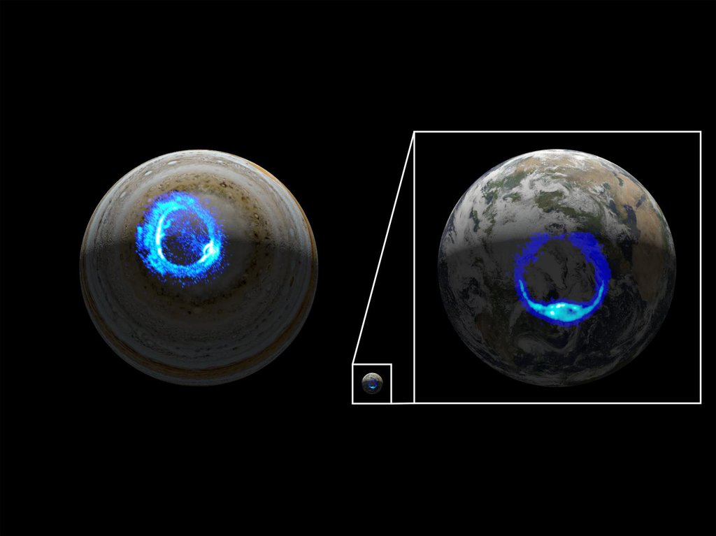 NASA's Juno spacecraft depicts Jupiter as we can never see from Earth