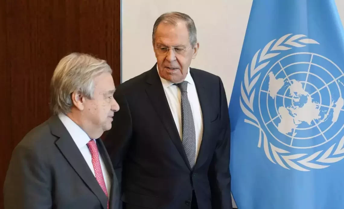 U.N. chief and West berate Russia's top diplomat over Ukraine