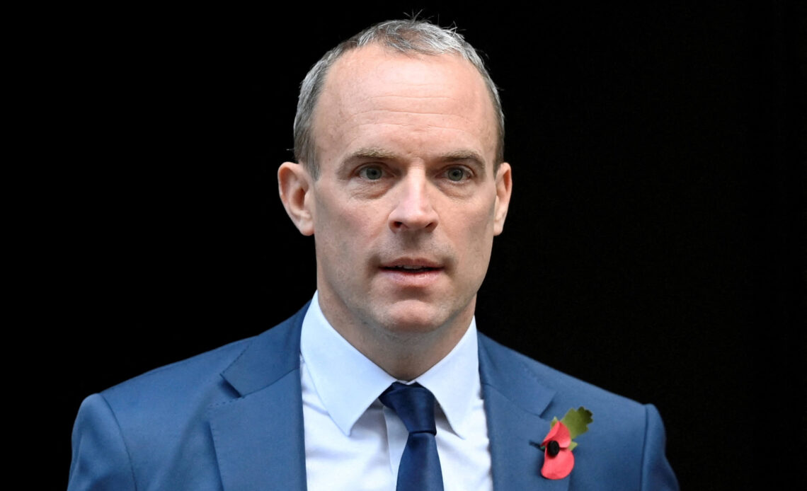 UK Deputy Prime Minister Dominic Raab resigns